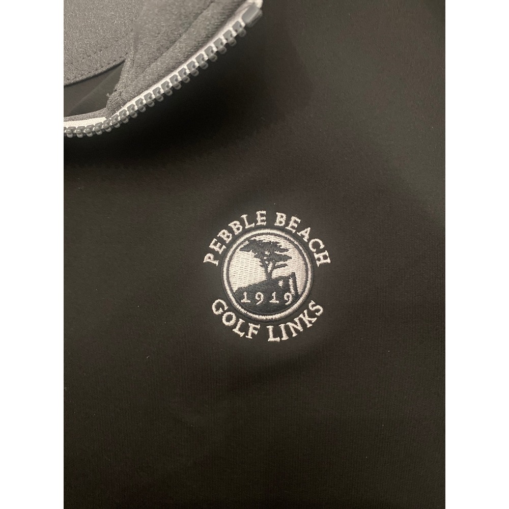 Fairway & Greene Pebble Beach Golf Vest Mens XXXL Black Quarter Zip F&G Tech - Picture 2 of 9